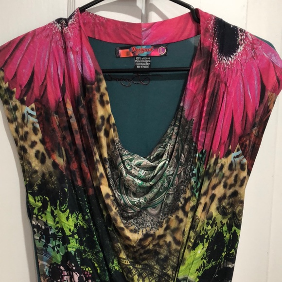 PRINTED DRESS💗💚 - Picture 3 of 5